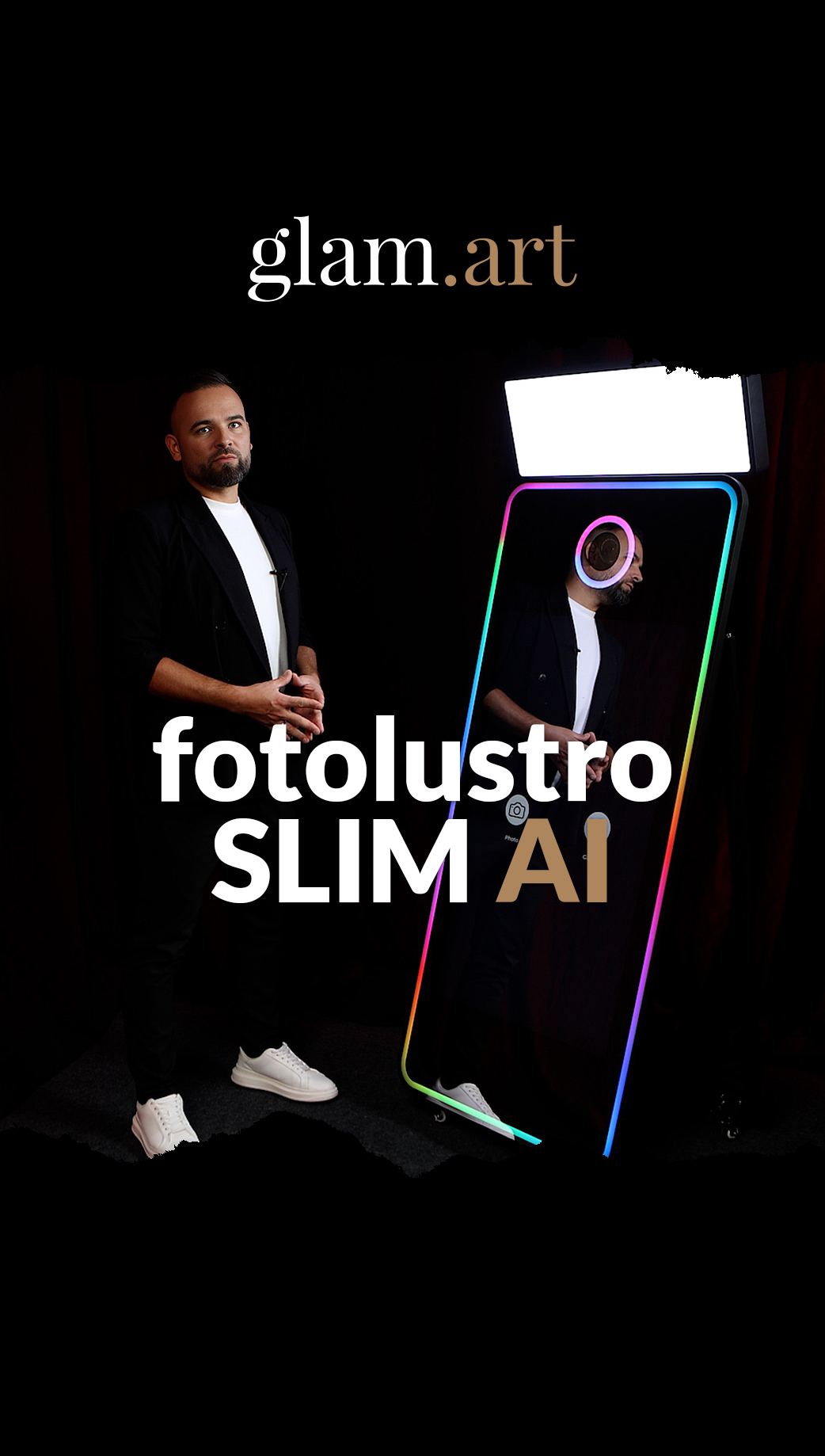 Włącz wideo fotolustro SLIM AI
